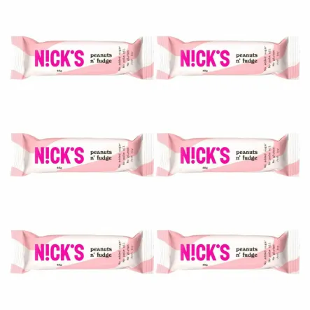 6 x Baton z Orzeszkami Ziemnymi w Czekoladzie Mlecznej 40 g - Nicks