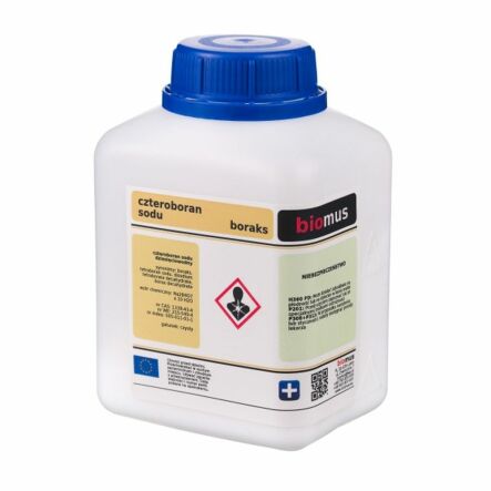 Czteroboran Sodu Dziesięciowodny Boraks 500 g Biomus