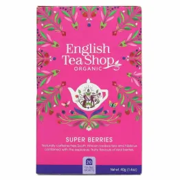 Herbatka Bio Super Berries 40 g (20 Saszetek) - English Tea Shop