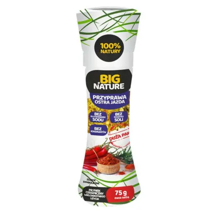 Przyprawa Ostra Jazda Młynek 75 g - Big Nature - Wyprzedaż