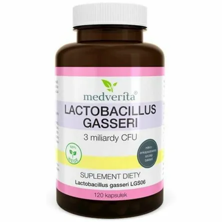 Lactobacillus Gasseri 3 mld CFU 120 Kapsułek - Medverita