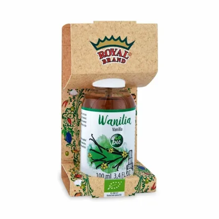 Przyprawa Waniliowa w Atomizerze Bio 100 ml -  Royal Brand - Przecena Krótka Data Minimalnej Trwałości