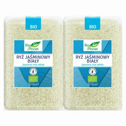 2 x Ryż Jaśminowy Biały Bezglutenowy Bio 2 Kg - Bio Planet