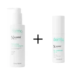 Oczyszczający Żel do Mycia Twarzy 150 ml - Nacomi + Punktowy Krem Przeciwdziałający Niedoskonałościom 30 ml - Nacomi