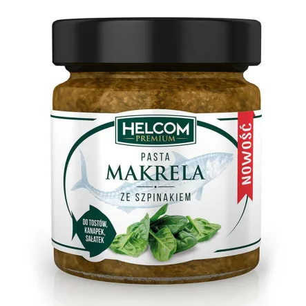 Pasta z Makreli ze Szpinakiem 180 g - Helcom