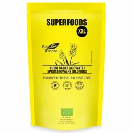 Łuski Babki Jajowatej Sproszkowane (Błonnik) Bio 600 g - Bio Planet