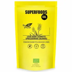 Łuski Babki Jajowatej Sproszkowane (Błonnik) Bio 600 g - Bio Planet