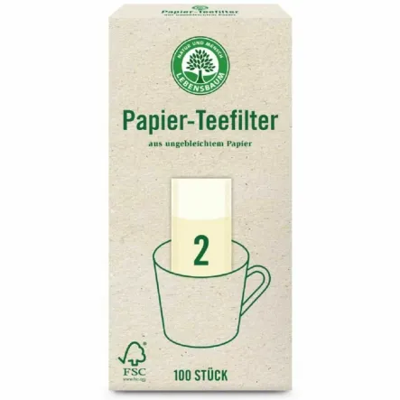 Saszetki do Parzenia Herbaty Rozmiar 2 (Małe) 100 Sztuk - Lebensbaum