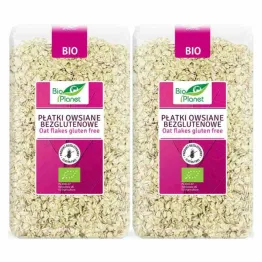 2 x Płatki Owsiane Bezglutenowe Bio 600 - Bio Planet
