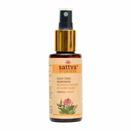 Wcierka Do Skóry Głowy Odżywcza Hibiskus 100 ml - Sattva