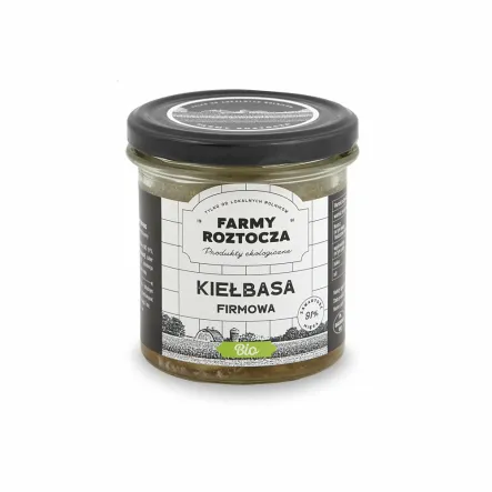 Kiełbasa Firmowa  Bio 250 g - Farmy Roztocza - Przecena Krótka Data Minimalnej Trwałości
