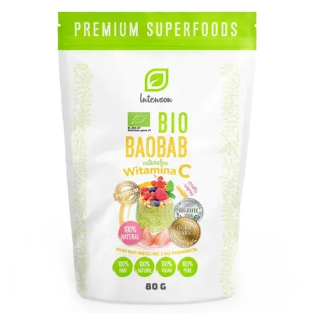 Bio Baobab - Proszek 80 g - Intenson