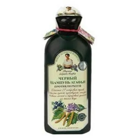 Szampon Ziołowy Czarny Przeciwłupieżowy 350 Ml Agafji