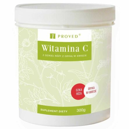 Witamina C z Dzikiej Róży z Gryką w Kwiecie 300 g - Proved