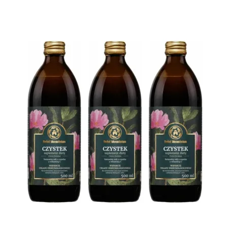 3 x Czystek 500 ml - Herbal Monasterium