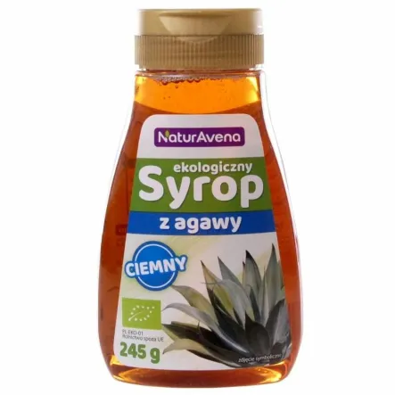 Syrop z Agawy Ciemny Bio 245 g - NaturAvena