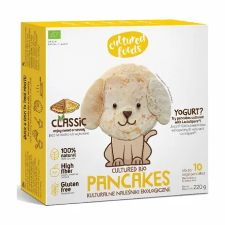 Mieszanka Na Naleśniki Z Probiotykami  Bio 220 g Cultured Foods - Przecena Krótka Data Minimalnej Trwałości