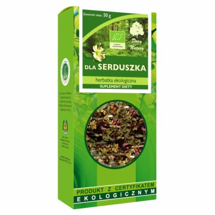 Herbatka Dla Serduszka Eko 50 g  Dary Natury - Wyprzedaż