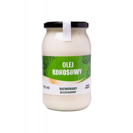 Olej Kokosowy Rafinowany Bezzapachowy 900 ml Novitum