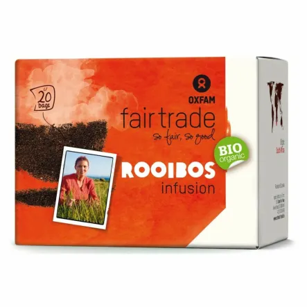 Herbata Rooibos Infusion Fair Trade Bio 20x 1,5g 30 g Oxfam