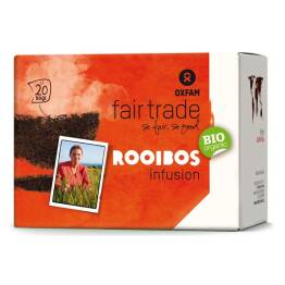 Herbata Rooibos Infusion Fair Trade Bio 20 x 1,5g 30 g Oxfam