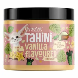 Tahini Vanilla z Dodatkiem Miodu plus MCT  500 g - OstroVit (data: 31.03.2026)