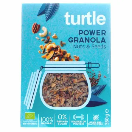 Granola z Orzechami i Nasionami Bio 350 g - Turtle
