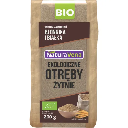 Otręby Żytnie Bio 200 g NaturAvena
