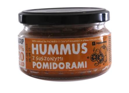 Bio Hummus z Suszonymi Pomidorami 190 g VegaUp