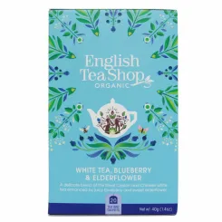 Herbata Biała z Dzikim Bzem i Borówką Bio 40 g (20x 2 g) - English Tea Shop