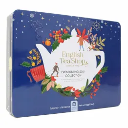 Herbata Świąteczna Bio Niebieska Puszka 36 Sztuk English Tea Shop