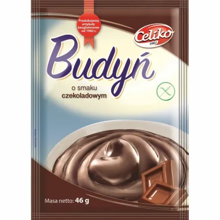 Budyń Czekoladowy Bezglutenowy 46 g Celiko 