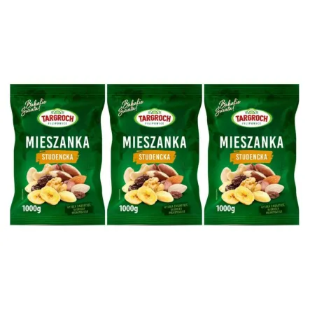 Zestaw 3 x Mieszanka Studencka 1 kg - Targroch 