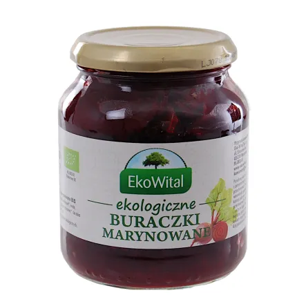 Buraczki Marynowane Bio 340 g Eko-Wital
