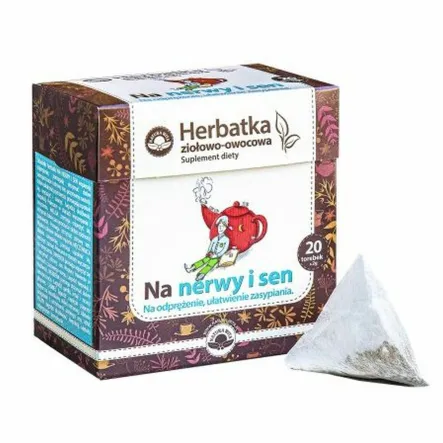 Herbata Ekspresowa na Nerwy i Sen 40 g - Natura Wita - Przecena Krótka Data Minimalnej Trwałości