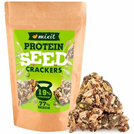Krakersy z Nasion Protein Seed Crackers 200 g - Mixit