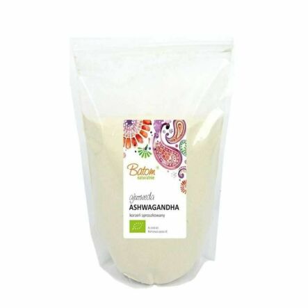Ashwagandha Proszek Bio 300 g - BATOM