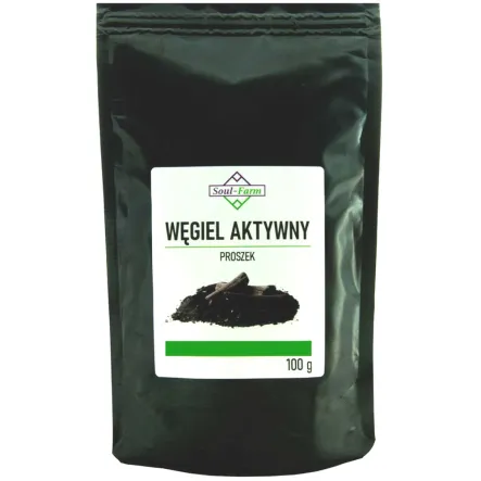Węgiel Aktywny Proszek 100 g - Soul Farm