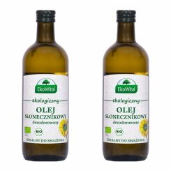 2 x Olej Słonecznikowy do Smażenia BIO 1 l - EkoWital
