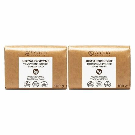 2 x Tradycyjne Polskie Szare Mydło 100 g - Barwa