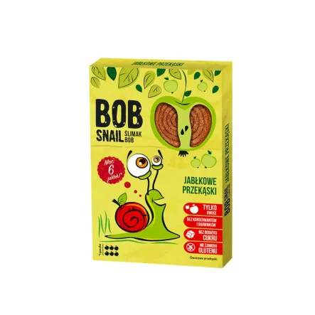 Przekąska Jabłkowa z Owoców Bez Cukru 60 G Bob Snail