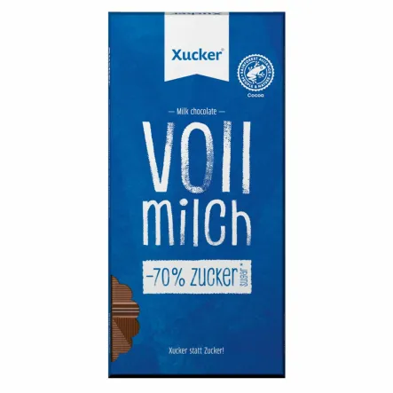 Czekolada Mleczna z Ksylitolem Bez Dodatku Cukru 80 g - Xucker