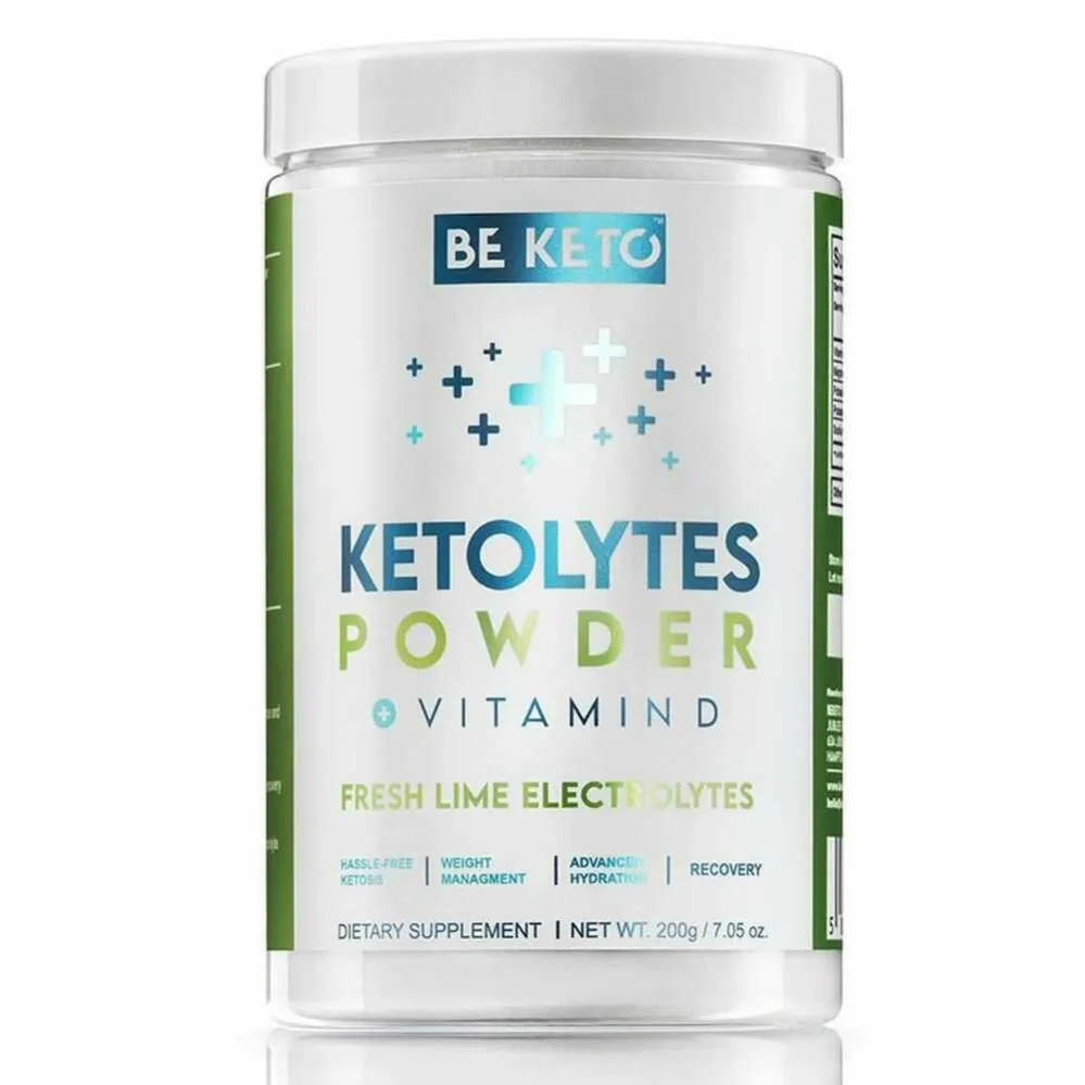 Keto Elektrolity w Proszku Świeża Limonka 200 g - Beketo