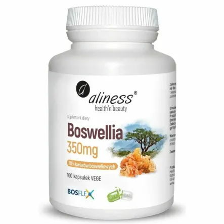 Boswellia 350 g 100 Kapsułek Vege - Aliness