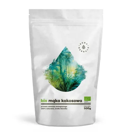Mąka Kokosowa Bio 500 g Aura Herbals