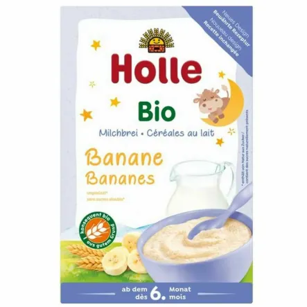 Kaszka Pszenna Mleczno - Bananowa Bez Dodatku Cukru Bio 250 g - Holle