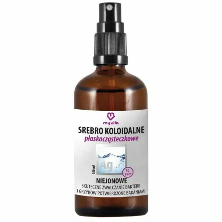 Srebro Koloidalne Niejonowe 50 ppm 100 ml - MyVita