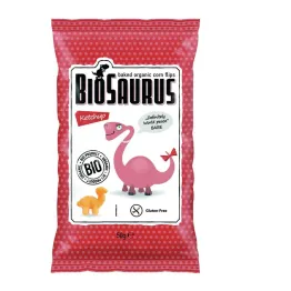 Pieczone Chrupki Kukurydziane z Ketchupem Bio 50 g - BioSaurus