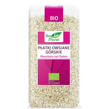 Płatki Owsiane Górskie Bio 300 g - Bio Planet - Przecena Krótka Data Minimalnej Trwałości
