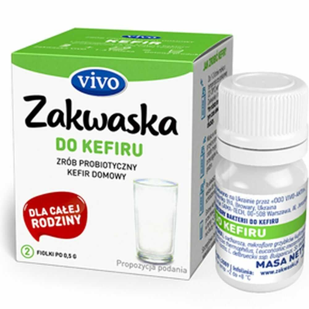 Zakwaska do Kefiru 2 Sztuki 1 g (2x 0,5 g) - Vivo (COLD)